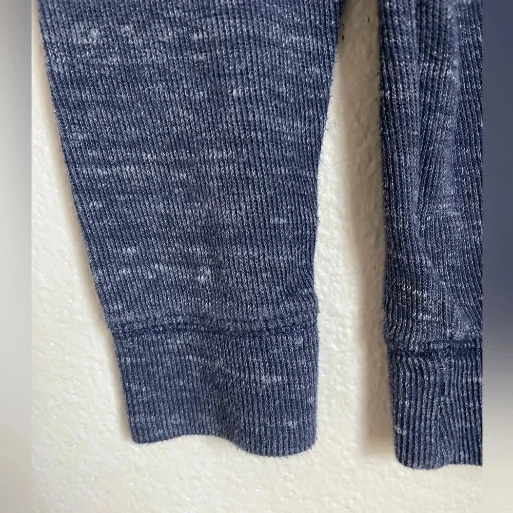 Old Navy 5T pull over blue knit cardigan / sweater with button accent